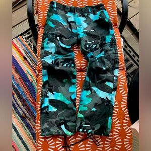 Tye-Dye Denim Cargos